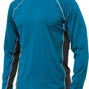 Rash Guard Men Swim Shirt Long Sleeves Diving Rash Vest Fit Top T-Shirt